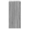Garde-robe sonoma gris 77x48x102 cm bois d'ingénierie 