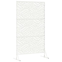 Écran de vie privée , blanc, 100x50x180 cm, en acier. 