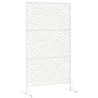 Écran de vie privée , blanc, 100x50x180 cm, en acier. 
