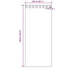 Rideaux occultants avec œillets 2 pcs en velours noir 