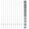 Poteaux de clôture 22 pcs U-Channel 150 cm en acier galvanisé 