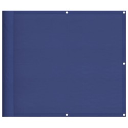 Écran de balcon bleu 90x800 cm 100% polyester oxford 