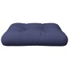 Coussin de palette bleu marine 58x58x10 cm tissu oxford 