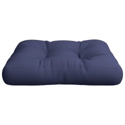 Coussin de palette bleu marine 58x58x10 cm tissu oxford 