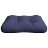 Coussin de palette bleu marine 58x58x10 cm tissu oxford 