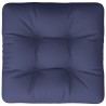 Coussin de palette bleu marine 58x58x10 cm tissu oxford 