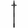Porte de Jardin Autre Noir 105 x 100 cm Acier peint par poudre 