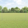 Set de Clôture de Jardin Ensemble de 2 Acier galvanisé 25 x 1,2 m 