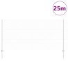 Set de Clôture de Jardin Ensemble de 2 Acier galvanisé 25 x 1,2 m 