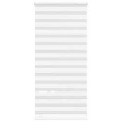 Store zèbre blanc 105x200 cm largeur du tissu 100,9cm polyester 