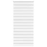 Store zèbre blanc 95x230 cm largeur du tissu 90,9 cm polyester 