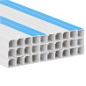 Goulotte de câble auto-adhésive 30x20 mm 30 m PVC 