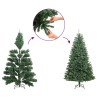 Sapin de Noël étroit Argenté 210 cm  