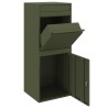 Boîte de dépôt de colis Vert olive 41 x 38 x 103 cm Acier 