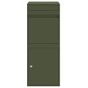 Boîte de dépôt de colis Vert olive 41 x 38 x 103 cm Acier 