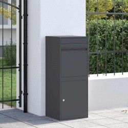 Boîte de dépôt de colis Anthracite 41 x 38 x 103 cm Acier 