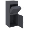 Boîte de dépôt de colis Anthracite 41 x 38 x 103 cm Acier 