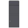 Boîte de dépôt de colis Anthracite 41 x 38 x 103 cm Acier 