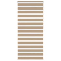 Store zèbre marron sable largeur du tissu 95,9 cm polyester 