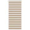 Store zèbre marron sable largeur du tissu 95,9 cm polyester 