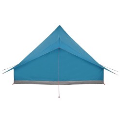 Tente familiale Tipi bleue pour 10 personnes, imperméable 