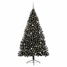 Sapin de Noël Noir 240 cm PVC 