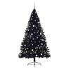 Sapin de Noël Noir 240 cm PVC 