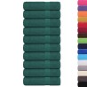 Serviettes de bain 10 pcs vert 100x150 cm 360 g/m² 100% coton 