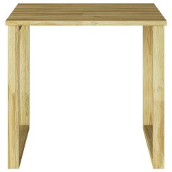 Table de bain de soleil 50,5x50,5x46 cm en bois de pin imprégné 