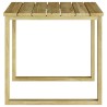 Table de bain de soleil 50,5x50,5x46 cm en bois de pin imprégné 