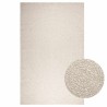 Tapis ZIZUR crème 200x290 cm aspect de jute intérieur extérieur 