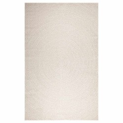 Tapis ZIZUR crème 200x290 cm aspect de jute intérieur extérieur 