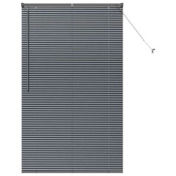 Store de Fenêtre Gris foncé 100 x 175 cm Aluminium 