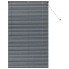 Store de Fenêtre Gris foncé 100 x 175 cm Aluminium 