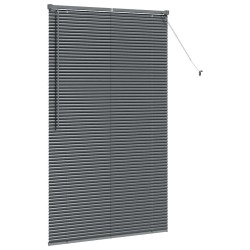 Store de Fenêtre Gris foncé 100 x 175 cm Aluminium 