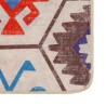 Tapis lavable multicolore 80x150 cm antidérapant 