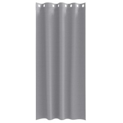 Rideaux 2 pcs Gris clair 245 x 140 cm Polyester 