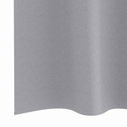 Rideaux 2 pcs Gris clair 245 x 140 cm Polyester 