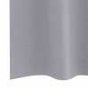 Rideaux 2 pcs Gris clair 245 x 140 cm Polyester 