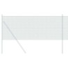 Clôture Hexagonale Grise Vert 0.8 x 25 m Acier 