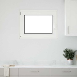 Fenêtre de sous-sol« RISOR » 80 x 60 cm oscillo-battante DIN gauche anthracite 