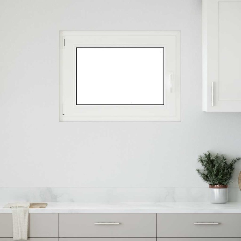 Fenêtre de sous-sol« RISOR » 80 x 60 cm oscillo-battante DIN gauche anthracite 