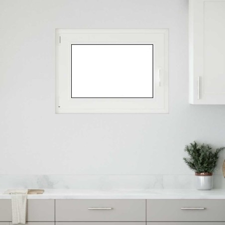 Fenêtre de sous-sol« RISOR » 80 x 60 cm oscillo-battante DIN gauche anthracite 