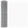 Clôture Euro avec 10 poteaux Argent 1,2x10 m Acier 