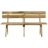 Banc de jardin 160 cm bois de pin imprégné 