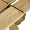 Banc de jardin 160 cm bois de pin imprégné 