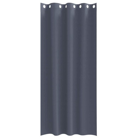 Rideaux 2 pcs Anthracite 245 x 140 cm Polyester 