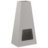 brasero 50x35x100 cm en acier weathering 