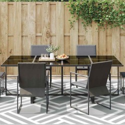 Tapis d'extérieur ARAKIL Gris Polyester 300 x 400 cm Tapis imperméable 