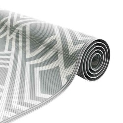 Tapis d'extérieur ARAKIL Gris Polyester 300 x 400 cm Tapis imperméable 